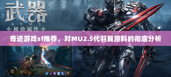 奇迹游戏sf推荐，对MU2.5代羽翼原料的彻底分析  第1张
