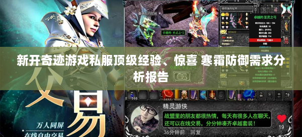 新开奇迹游戏私服顶级经验、惊喜 寒霜防御需求分析报告  第1张